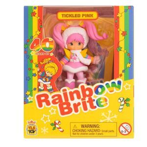TLS Rainbow Brite Tickled Pink HOLIDAY 40th Anniversary Mini Figure New 2024